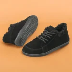 Warm Barefoot Winter Sneakers Zero Drop Suede Or