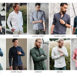 Linen Shirt For Men Mens Wedding Spring Summer
