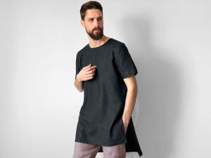 Maxi Mens Linen T Shirt Basic For Men Nan